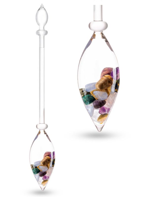 5-elementen-staaf Edelsteenstaaf De 5 elementen