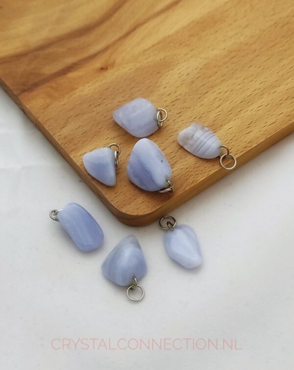 Chalcedoon-hanger-middel Chalcedoon hanger