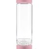Inu-bloesem-roze-fles Inu Waterfles met bergkristal 0,5L