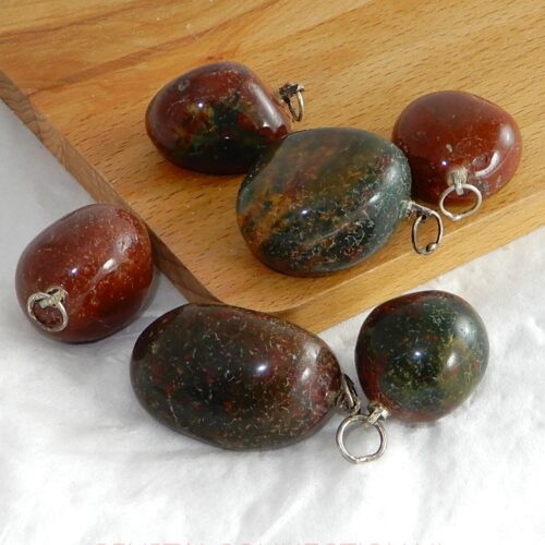 Jaspis-bont-hanger Jaspis bont hanger