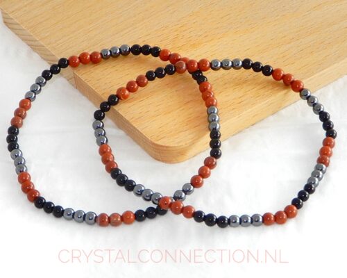 Aarden combi-set enkelbandje