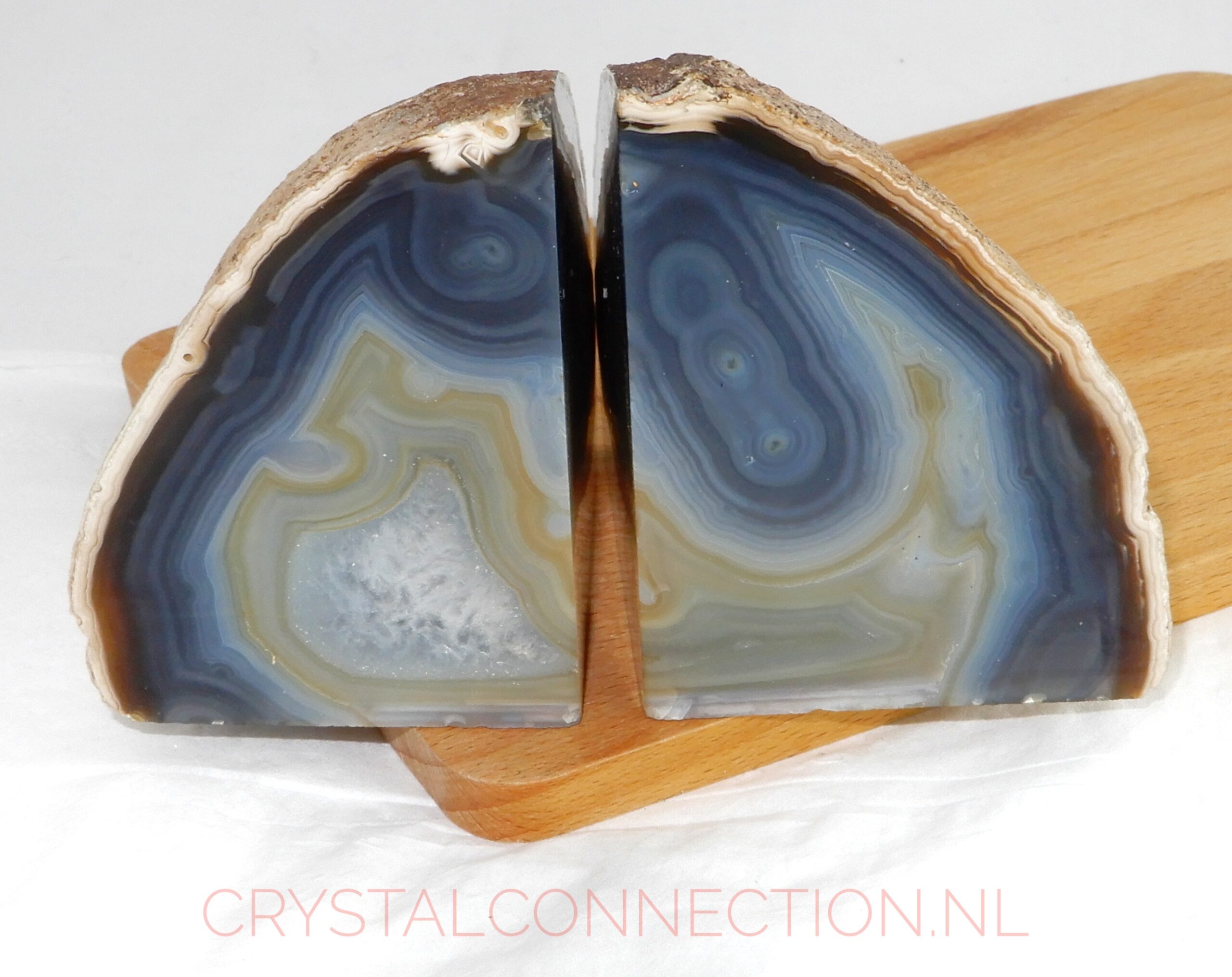 Agaat geode/eindstuk