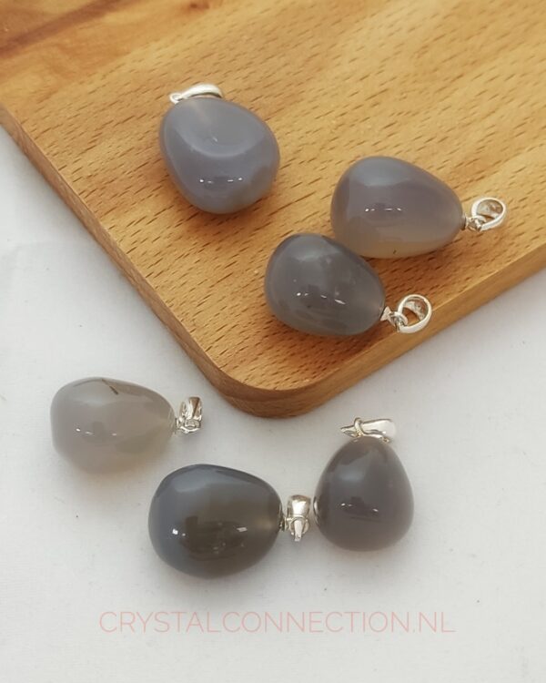 agaat-hanger-zilv-oogje Agaat hanger