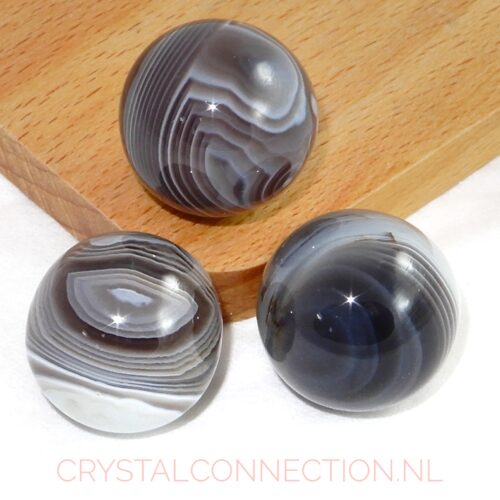 agaat-streep-bol-2cm Agaat gestreept bol