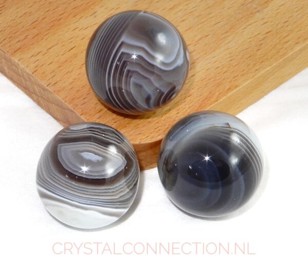 agaat-streep-bol-2cm Agaat gestreept bol