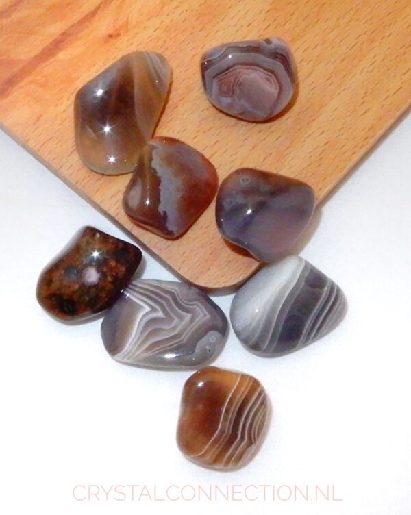 agaat-streep-trommelsteen-klein Agaat gestreept trommelsteen