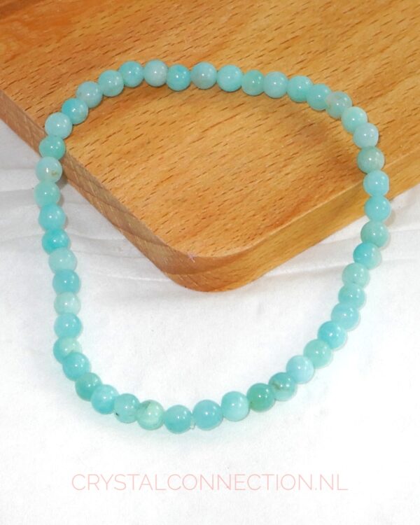 amazoniet-armband-kogel-4mm Amazoniet armband