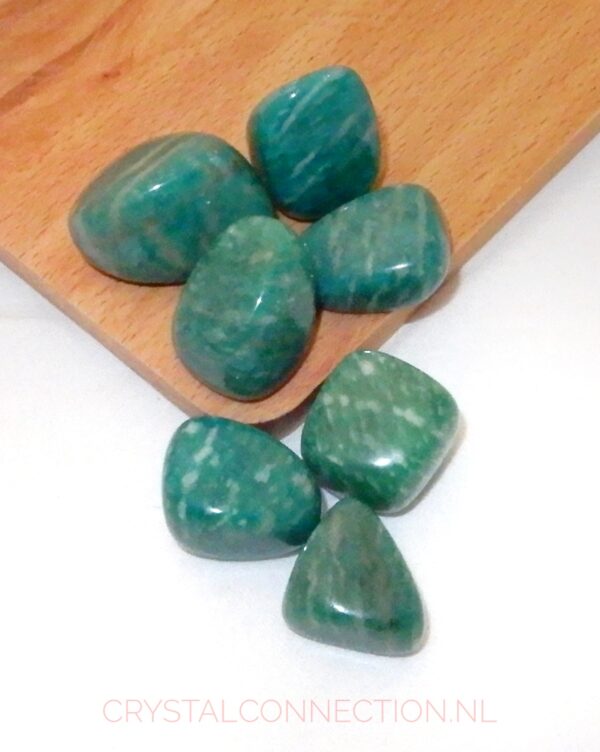 amazoniet-rusland-trommelsteen Amazoniet trommelsteen