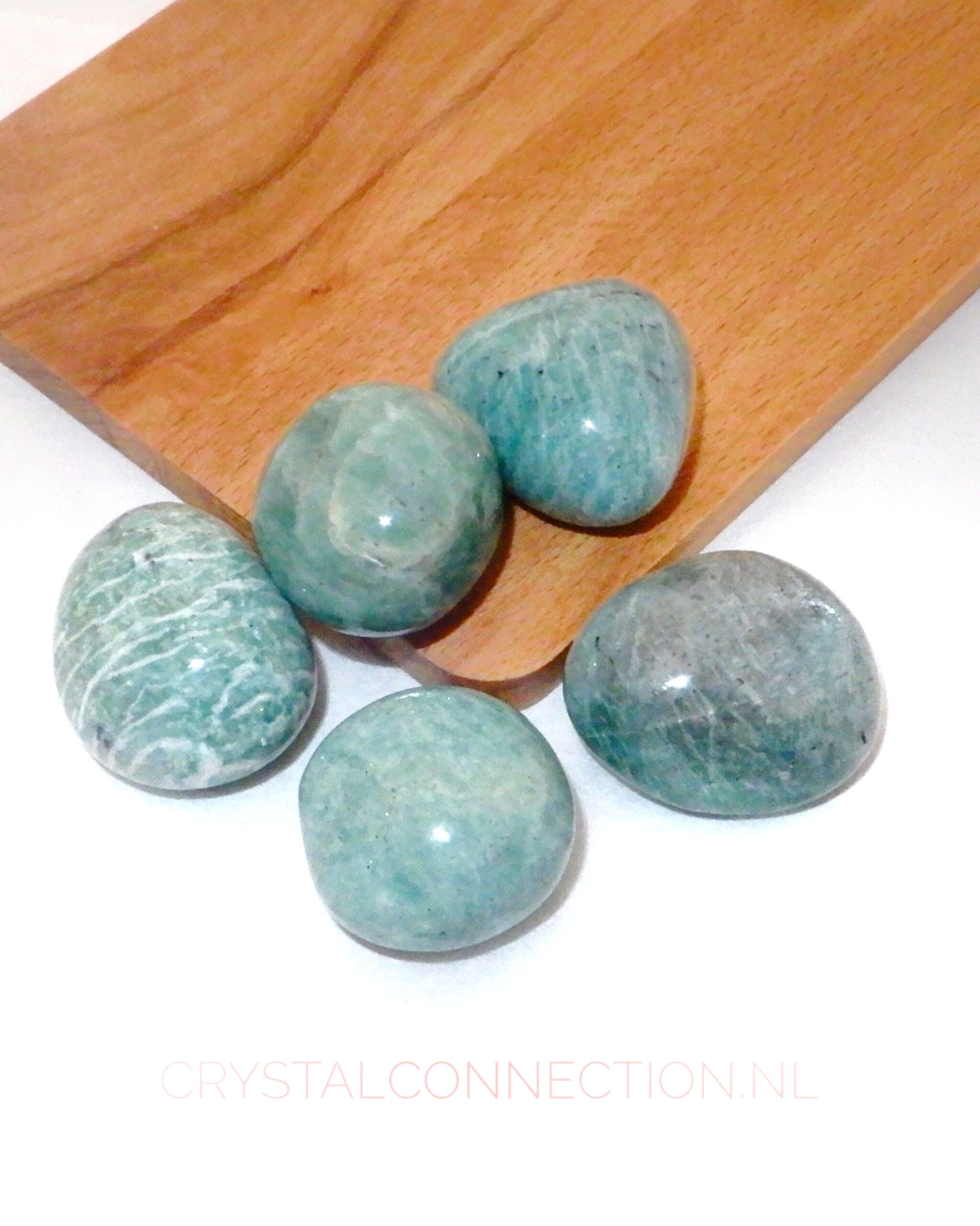 Amazoniet trommelstenen