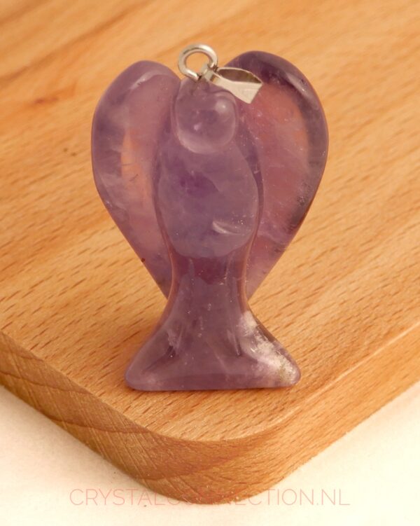 amethist-engelhanger-verzilverd Amethist engel hanger