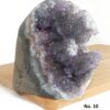 Amethist geode aangeslepen