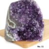 Amethist geode aangeslepen