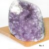 Amethist geode aangeslepen