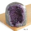 Amethist geode aangeslepen