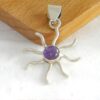 amethist-hanger-zilver-zon Amethist zilveren hanger