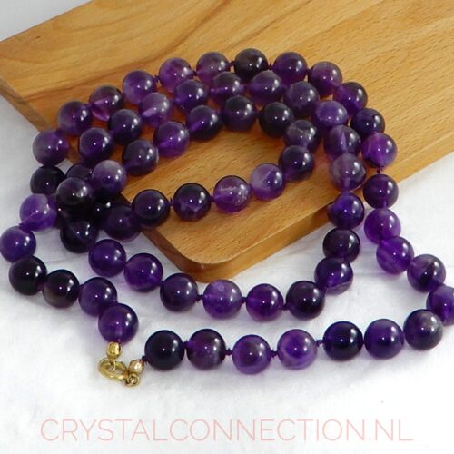 amethist-ketting-kogerl-apart-geknoopt-80cm Amethist ketting