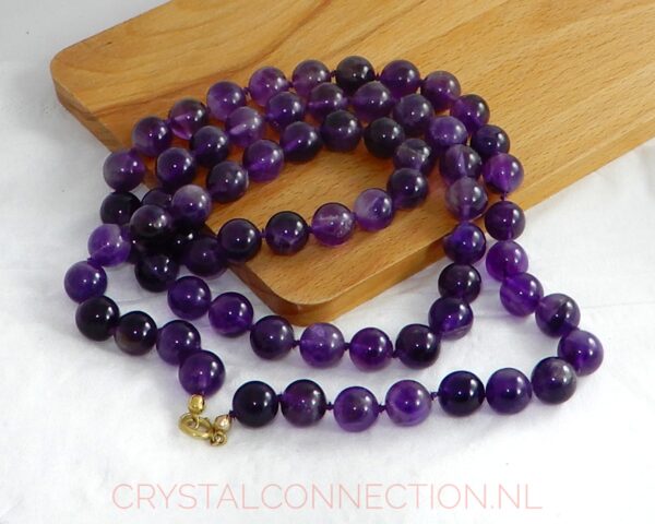 amethist-ketting-kogerl-apart-geknoopt-80cm Amethist armband