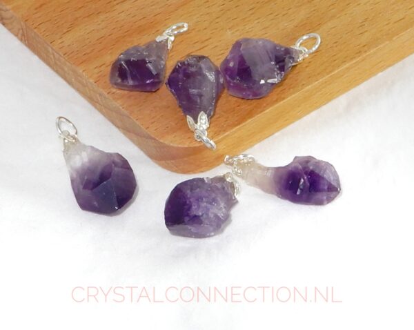 amethist-punt-hanger-klein Amethist hanger