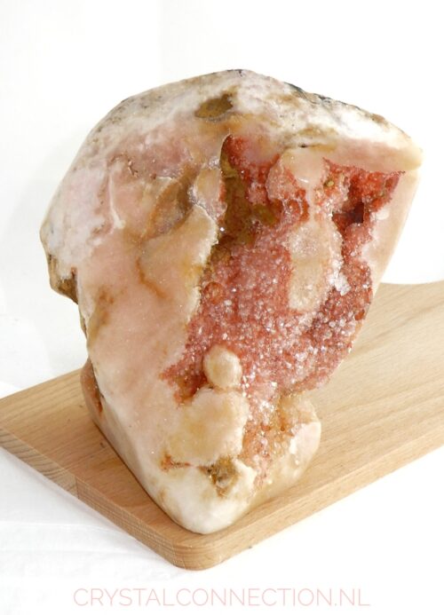 Roze Amethist aangeslepen