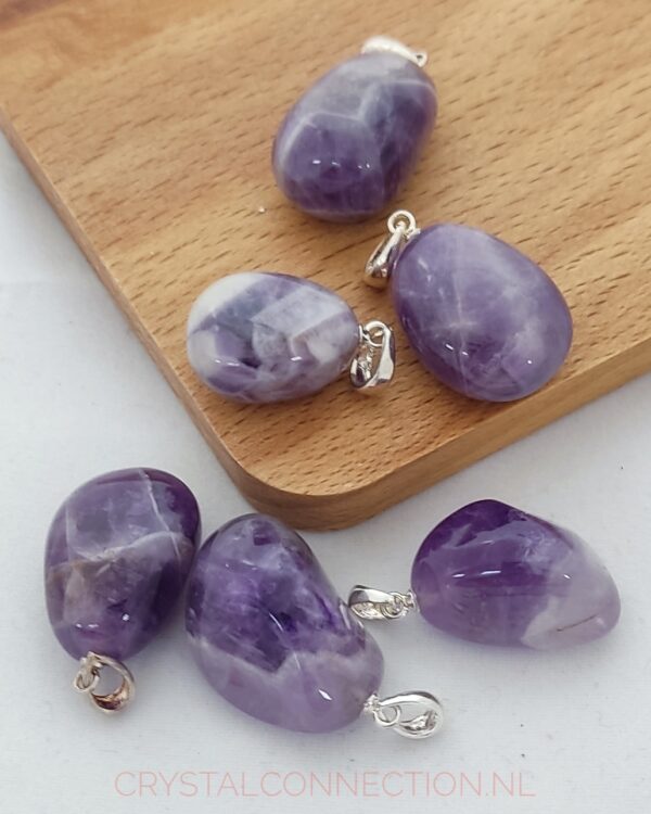 amethistkwarts-hanger-zilv-oogje Amethistkwarts hanger