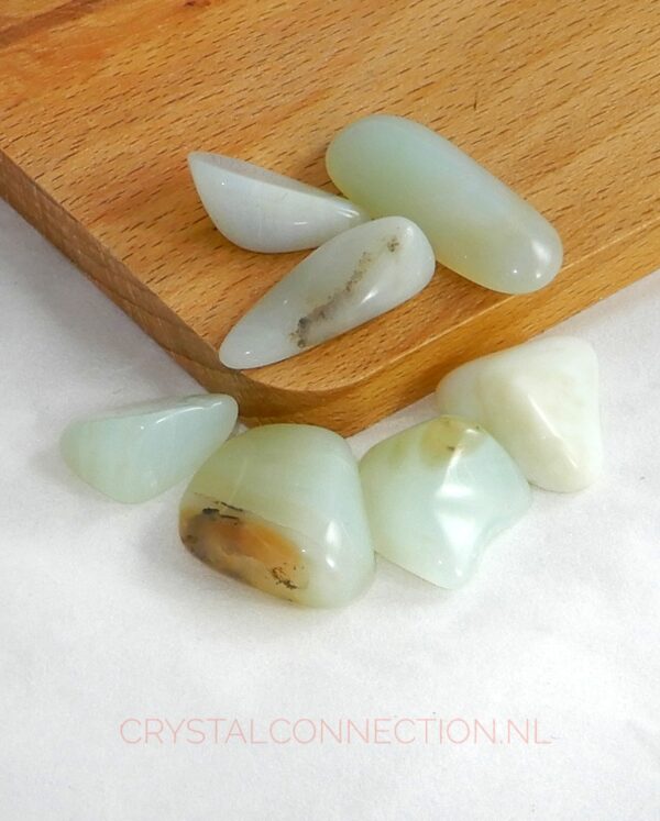 andesopaal-blauw-trommelsteen Andesopaal trommelsteen