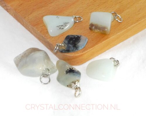 Andesopaal hanger blauw