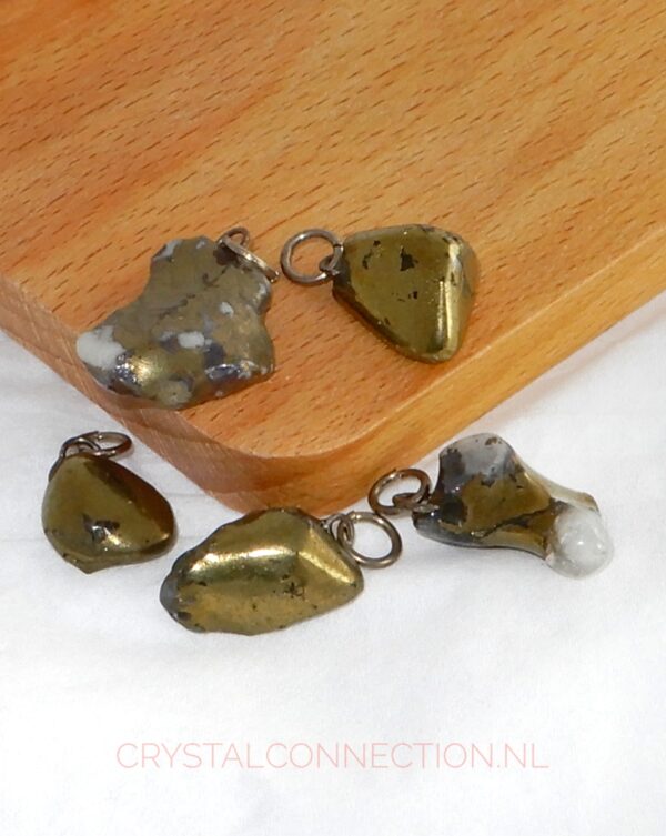 apachengold-hanger-klein Agaat Zebra hanger