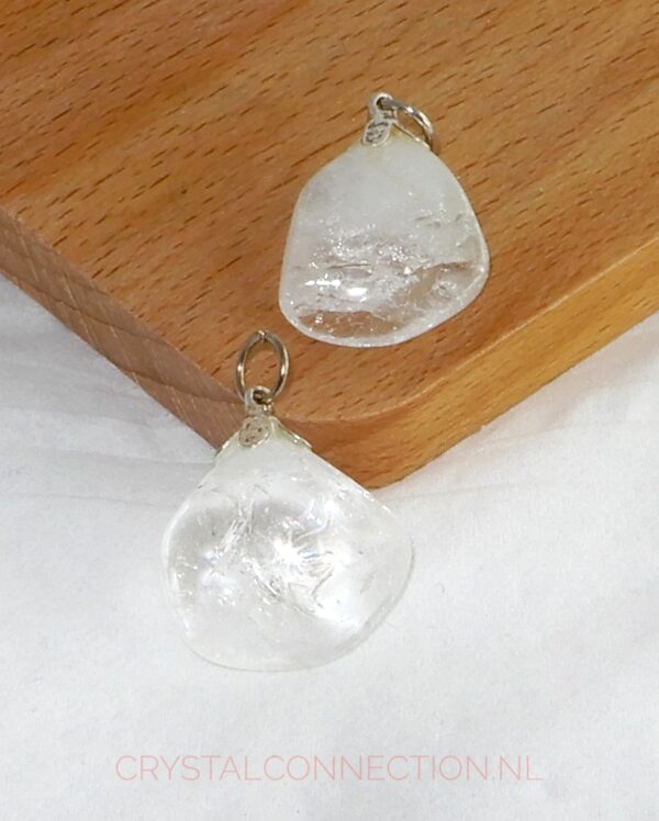 apophylliet-hanger-getrommeld Agaat Zebra hanger