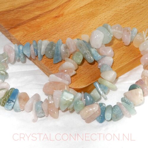 aquamarijn-morganiet-armband-getrommeld-AA-2-1 Aquamarijn met morganiet armband