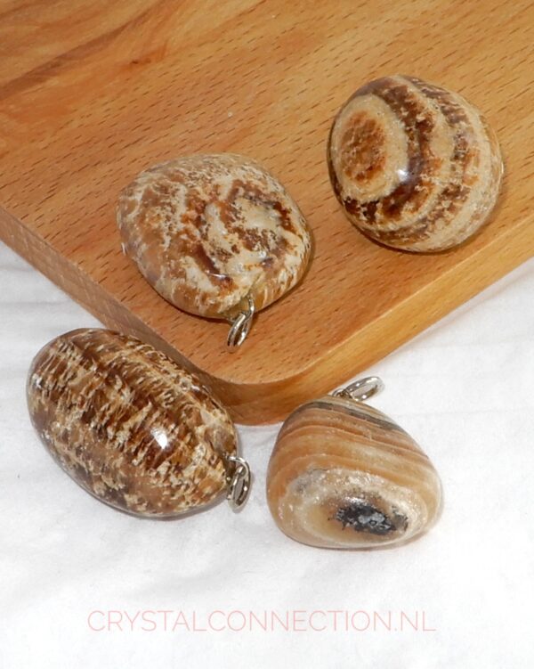 aragoniet-hanger-bruin Aragoniet hanger