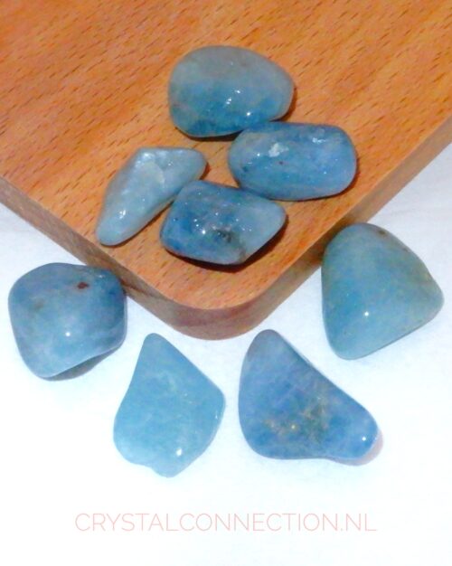 Aquamarijn trommelsteen