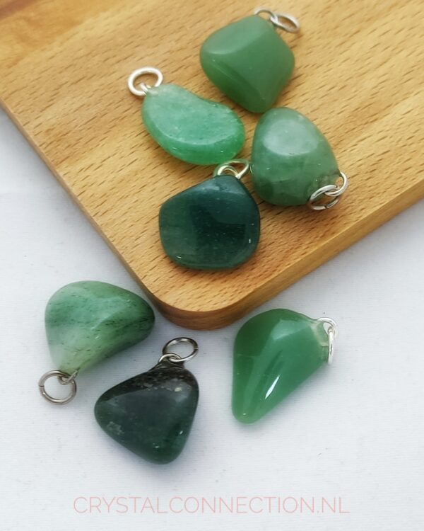 aventurijn-hanger-groen Aventurijn hanger