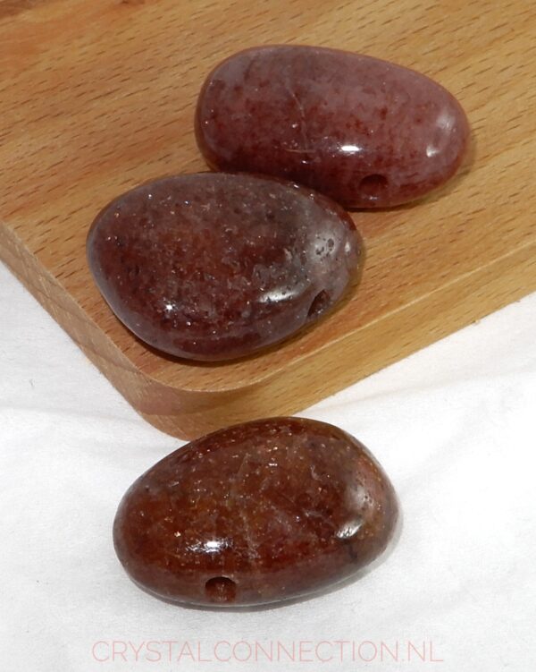 Aquamarijn doorboorde hanger