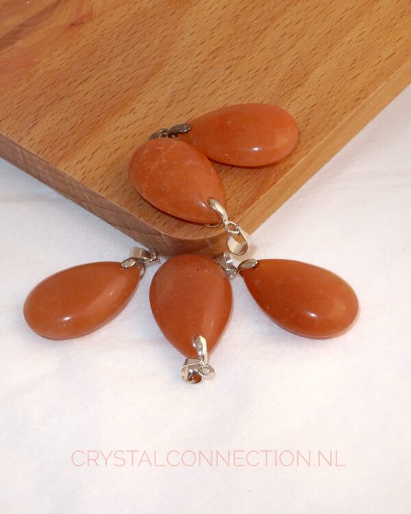 aventurijn-rood-druppelhanger-scaled Aventurijn druppelhanger rood