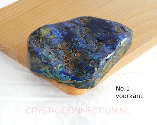 Azuriet-malachiet geslepen