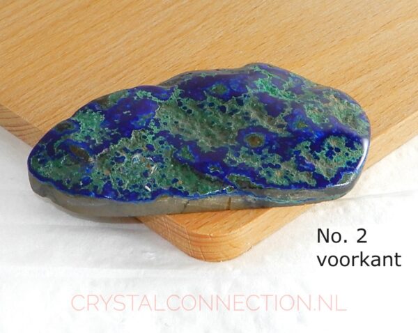 Azuriet-malachiet geslepen