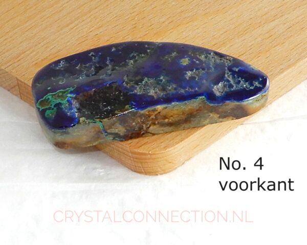 Azuriet-malachiet geslepen