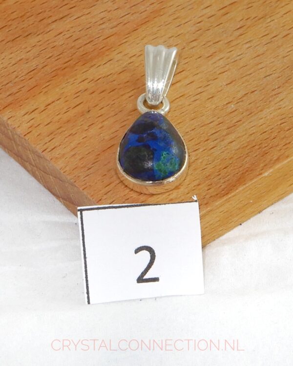 azuriet-malachiet-hanger-zilver-no2 Azuriet-malachiet hanger