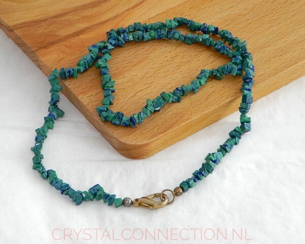 azuriet-malachiet-ketting-45cm Azuriet-malachiet ketting