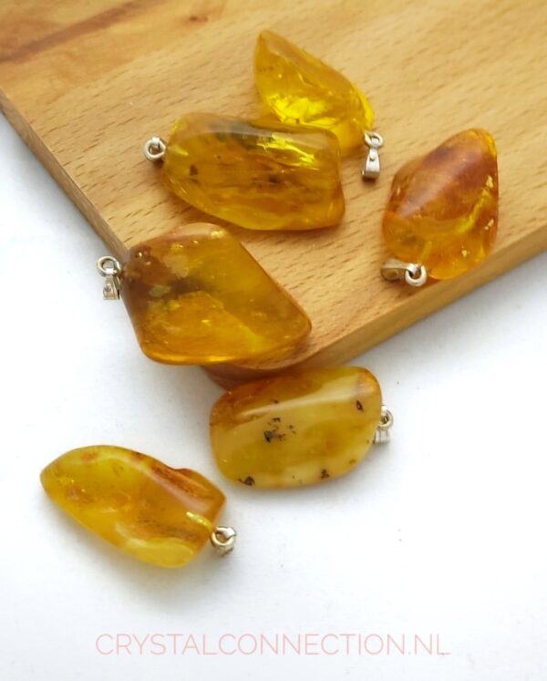 barnsteen-hanger-zilv-oogje-1 Barnsteen hanger