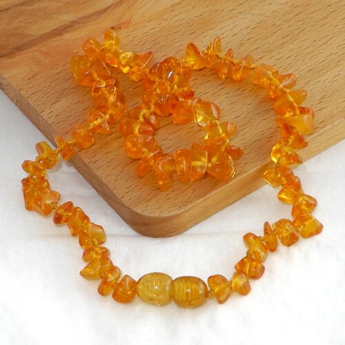 barnsteen-kinderketting-32cm Barnsteen babyketting