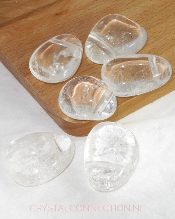 Bergkristal doorboorde hanger