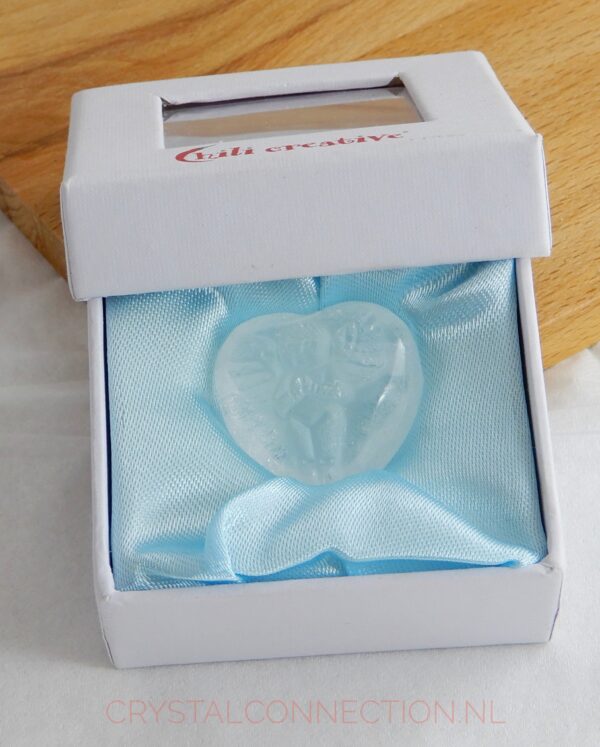 Bergkristal doorboorde hanger