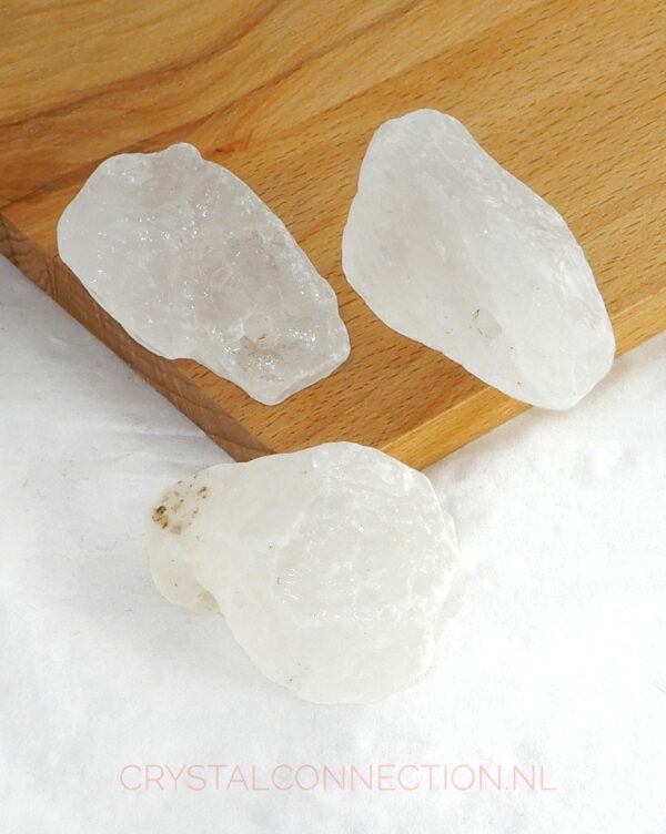 Bergkristal doorboorde hanger