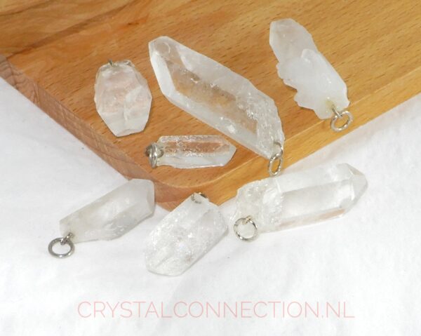 bergkristal-hanger-punt Bergkristal donut