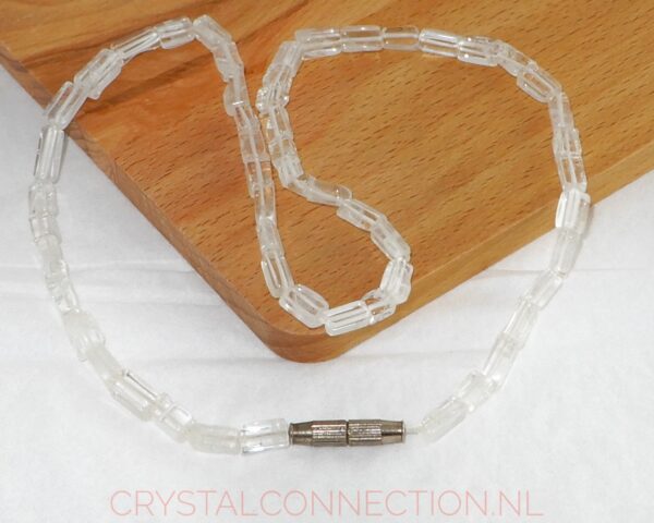 bergkristal-ketting-staafje-45cm Bergkristal ketting