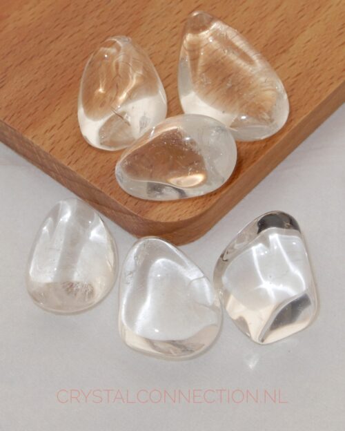 Bergkristal trommelsteen