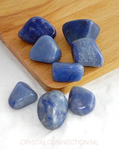 Blauwkwarts trommelsteen