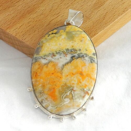 bumblebee-jaspis-hanger-zilver-no1 Bumblebee jaspis zilveren hanger