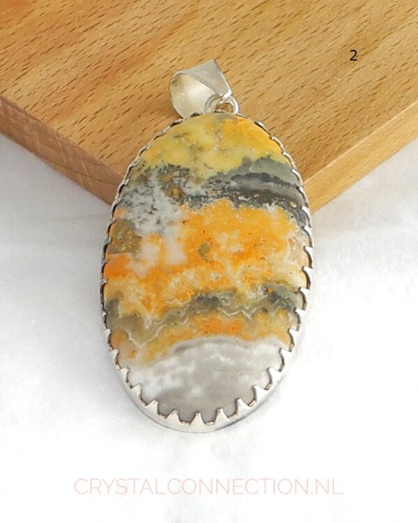 bumblebee-jaspis-hanger-zilver-no2 Bumblebee jaspis zilveren hanger